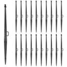 Kit 30 Haste Estaca Microaspersor 33cm Ponta 8mm Irrigação