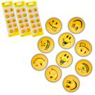 Kit 30 Imãs Emojis 2cm magnético animado geladeira lousa quadro mural alta fixação escolas empresa