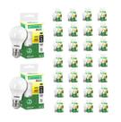 Kit 30 Lâmpadas Bulbo Led Taschibra TKL60 9W E27 Autovolt 100-240V 3000 K - Branco Quente