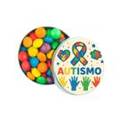 Kit 30 Latinhas Lembrancinhas Autismo Cor: Prateado