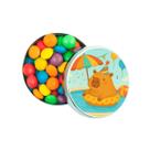 Kit 30 Latinhas Lembrancinhas Capivara Pool Party Cor: Prateado