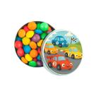 Kit 30 Latinhas Lembrancinhas Carros de Corridas Cor: Prateado