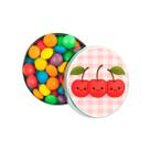 Kit 30 Latinhas Lembrancinhas Cerejinha Cor: Prateado