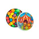 Kit 30 Latinhas Lembrancinhas Circo Encantado Cor: Prateado