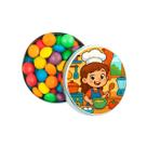 Kit 30 Latinhas Lembrancinhas Cozinha Kids Cor: Prateado