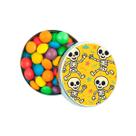 Kit 30 Latinhas Lembrancinhas Esqueletinhos kids Cor: Prateado
