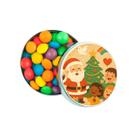 Kit 30 Latinhas Lembrancinhas Feliz Natal Cor: Prateado