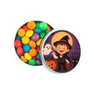 Kit 30 Latinhas Lembrancinhas Halloween Cor: Prateado