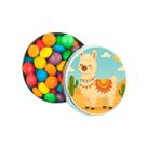 Kit 30 Latinhas Lembrancinhas Lhama Cor: Prateado