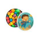 Kit 30 Latinhas Lembrancinhas Menino Mergulhador Cor: Prateado