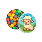 Kit 30 Latinhas Lembrancinhas Ovelhinha Cor: Prateado