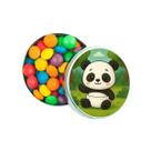 Kit 30 Latinhas Lembrancinhas Panda Baby Cor: Prateado Kit 30 Latinhas Lembrancinhas Panda Baby Cor: Prateado