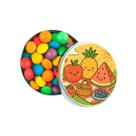 Kit 30 Latinhas Lembrancinhas Piquenique das Frutas Cor: Prateado