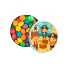 Kit 30 Latinhas Lembrancinhas Piratas Cor: Prateado
