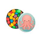 Kit 30 Latinhas Lembrancinhas Polvo Cor: Prateado