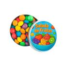 Kit 30 Latinhas Lembrancinhas Salada de Frutas Cor: Prateado
