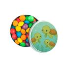 Kit 30 Latinhas Lembrancinhas Tartaruguinhas Cor: Prateado