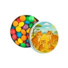 Kit 30 Latinhas Lembrancinhas Tigres Cor: Prateado