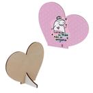 Kit 30 Lembranças Mãe Mdf Coração Bento Decorativo
