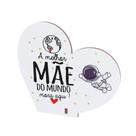 Kit 30 Lembranças Mãe Mdf Coração Melhor Mãe