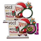 Kit 30 Lembrancinhas Porta Bombom Papai Noel Feliz Natal Mdf