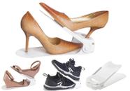 Kit 30 Organizadores de sapato com furo: sapato, saltos e tênis com regulagem de altura - Diversas Cores