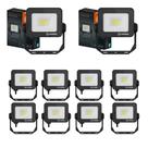Kit 30 Refletores Led Floodlight Compact Core 10w 5000k Ip65 Ledvance Osram