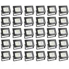 Kit 30 Refletores LED retangular IP65 30W 5500k LUMANTI