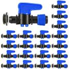 Kit 30 Registro Inicial 16mm Anel com chula para Fita Gotejadora - Irrigação Durável com Qualidade