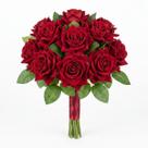 Kit 30 Rosas Artificiais Botões Vermelhas Realistas 50cm Castela