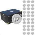 Kit 30 Spot Led Embutir 7w 3000k Branco Quente 9cm Bivolt Ip20 Redondo 399100576-30 Easy By Avant