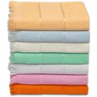 Kit 30 Toalhas Social Lavabo para Bordar com Franja - 22x35cm