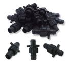 Kit 30 und Conector 16mm Rosca para Irrigação Conexão Fácil Instalação Alta Durabilidade
