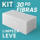 Kit 30 Unidades Fibra De Limpeza Leve Branca Não Risca Refil para Uso em Suporte Limpa Tudo Sp Fibras SuperPro Bettanin