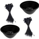 Kit 30 Vasos Cuia 21+30 Alça Haste P/ Pendurar Vasos Plantas