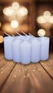 Kit 30 Velas Brancas 8 Horas Decoração Festas