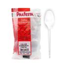 Kit 300 Colheres Plásticas Cristal Refeições Fáceis