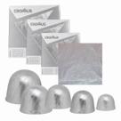 kIT 300 Papel Chumbo Prata P/ Bombom mini Trufa 10 x 9,8cm