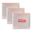 Kit 300 Saquinho adesivado transparente 20x15cm + 3 aba Cromus