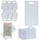 Kit 300 Tag de Bijuteria e Semijoias Cartelas com Saquinhos