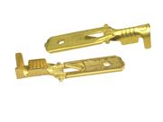 Kit 300 Terminal Espada Macho 6,3 Com Trava Latao Resistente