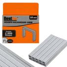 Kit 3000 Grampos 10mm Grampeador Manual Tapeceiro Bestfer