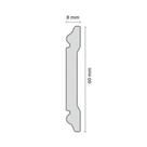 Kit 30M Linear Roda Meio Perfil de Poliestireno Cw12