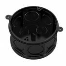 Kit 30PC Caixa de Luz Plastica 4x4 Dupla Preta Octogonal - Brasipla