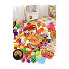 Kit 30pcs Mini Comidinhas Divertidas: Frutas, Legumes e Pizz