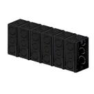Kit 30un Caixa 4X2 Tigre Preto