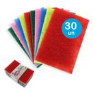 Kit 30un fibra limpeza pesada p/ faxina cozinha gordura obra