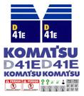 Kit 32 Adesivos Compatível Komatsu D41E Vinil UV Kit 32 Adesivos Compatível Komatsu D41E Vinil UV