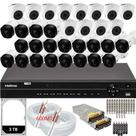 Kit 32 Câmeras Dvr 1232 Intelbras 32 Canais +hd 3tb + 600mts