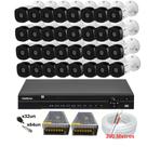 Kit 32 Câmeras Intelbras 1120b G7 Dvr Intelbras Mhdx 32 Canais Kit 32 Câmeras Intelbras 1120b G7 Dvr Intelbras Mhdx 32 Canais